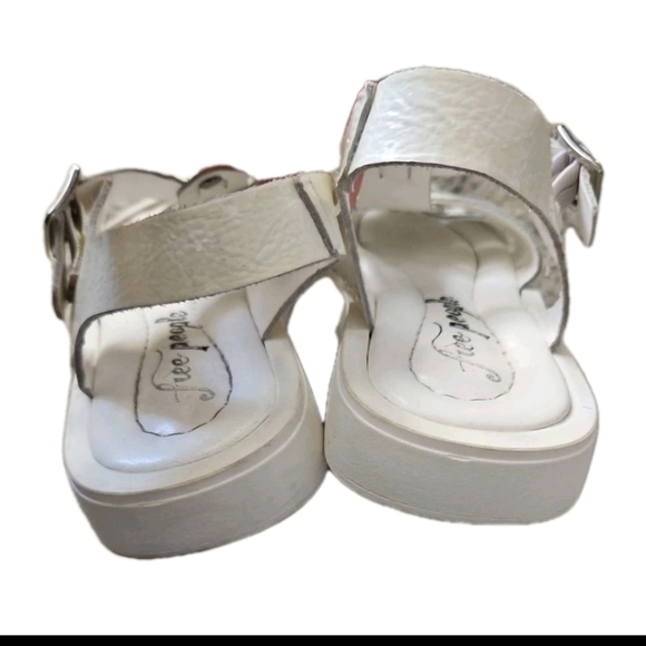 Free People Womens White Finn Fisherman Platform Sandal 37 - Picture 5 of 14